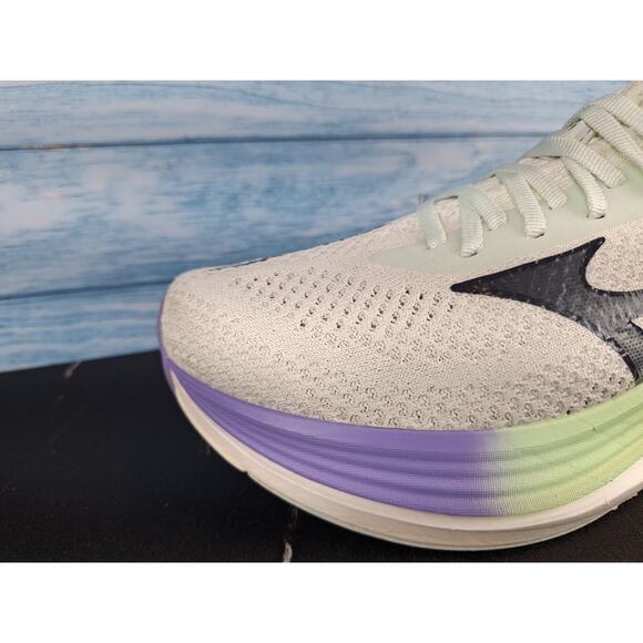 Mizuno Neo Zen Running Shoes White Soft Purple Green Cushioned Trainer Size 9 - Picture 2 of 15